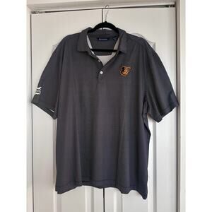 Baltimore Orioles Cutter & Buck Men’s Golf Polo XXL Athletic Embroidered Logo